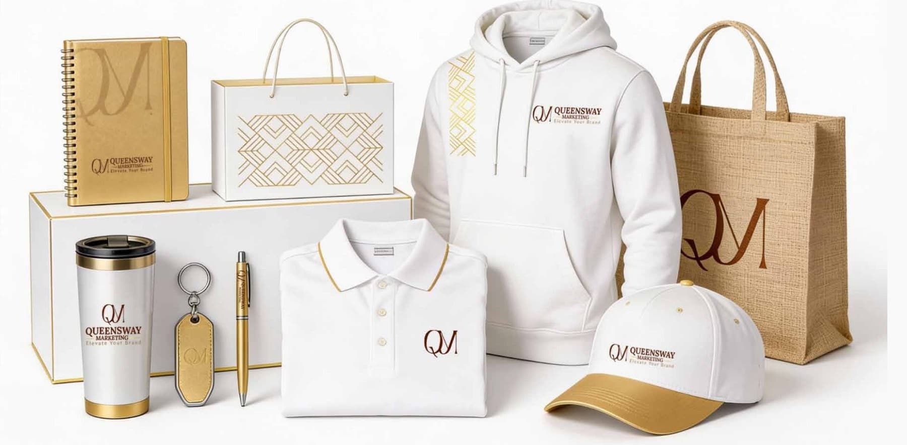 Queensway Marketing branded promotional merchandise — Everyday brand carriers